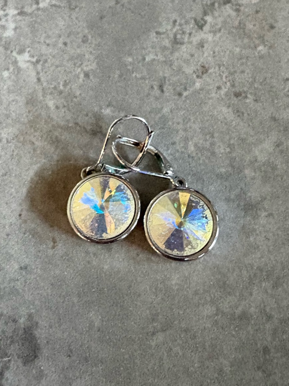 Touchstone Crystal Lulu Earrings - Aurora Boreale